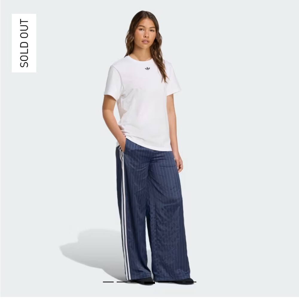 Adidas Navy Striped Pants - New with tag